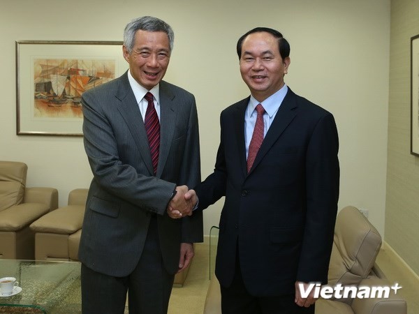 Bộ trưởng Bộ Công an Trần Đại Quang thăm chính thức Singapore - ảnh 1